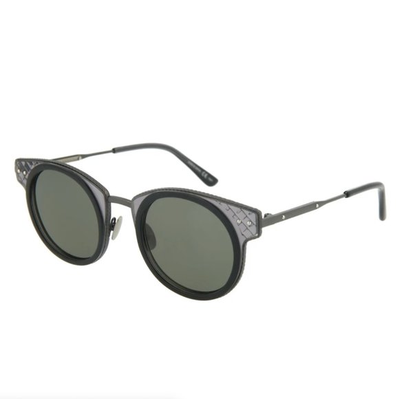 Bottega Veneta Women\'s Grey Round Sunglasses! main image 4